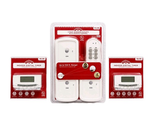 Holiday time wireless outlet - time,